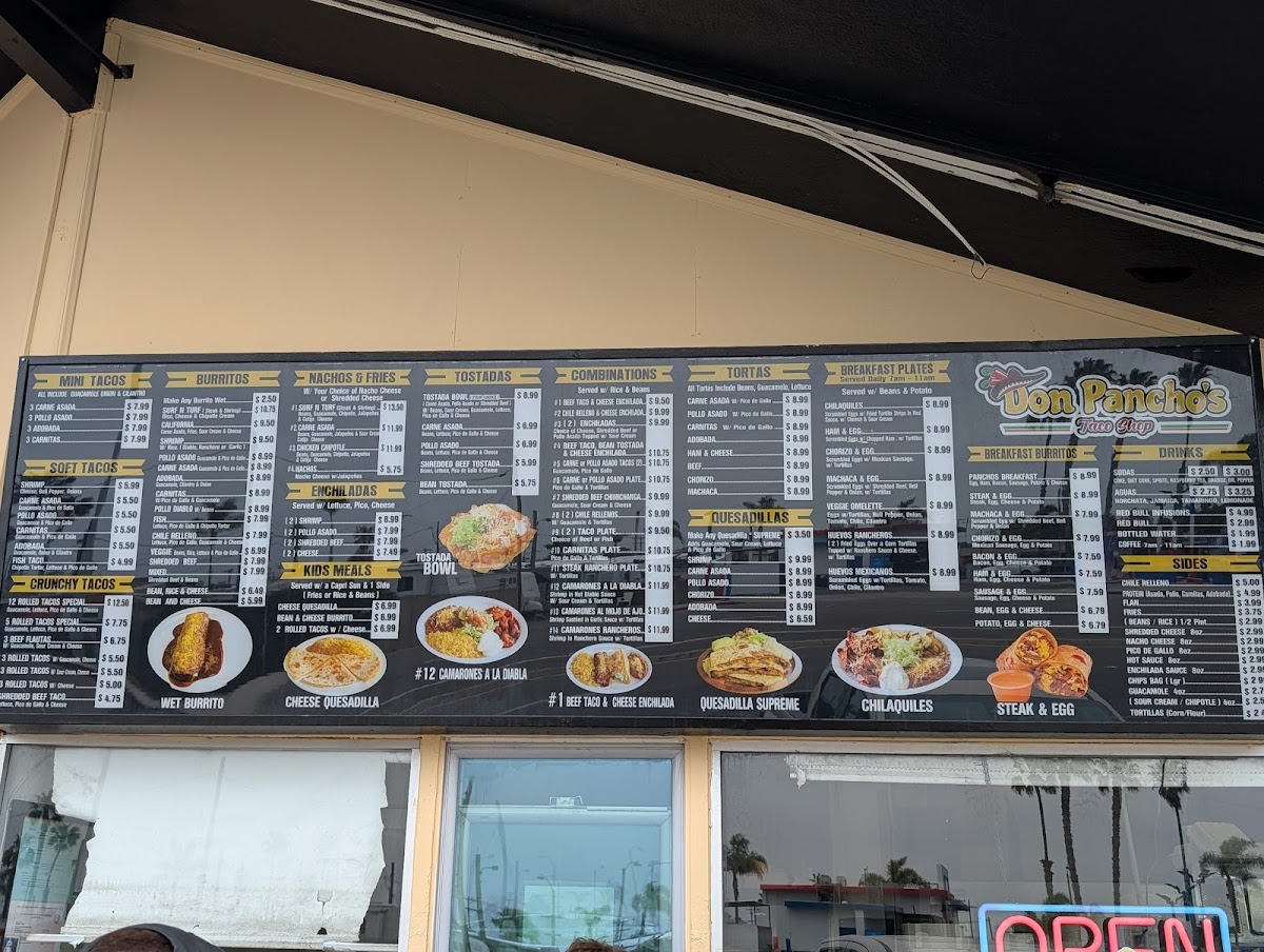 Don Pancho's Mexican Food Menu - Image 5